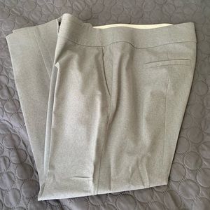 Loft Light gray all season wool ankle pants, Marisa fit size 10